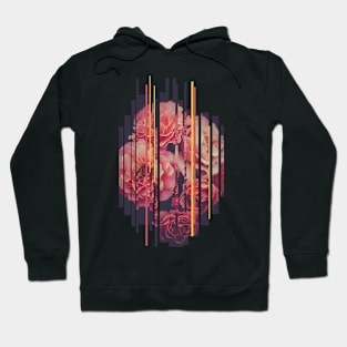 Rose Glitches Vertical Hoodie